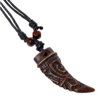 Load image into Gallery viewer, Wood horn Necklace