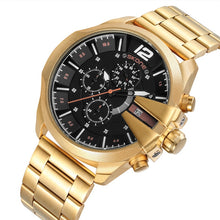 Load image into Gallery viewer, Gold Black Watch