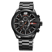 Load image into Gallery viewer, Gold Black Watch