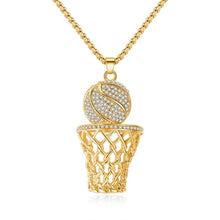 Load image into Gallery viewer, Basketball Box HipHop Necklace