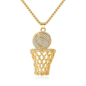 Basketball Box HipHop Necklace