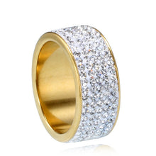 Load image into Gallery viewer, Hip Hop Full Rhinestone Ring