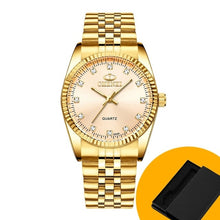 Load image into Gallery viewer, Gold Man Watch