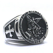 Load image into Gallery viewer, Cross Saint Michael Ring