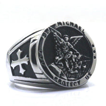 Load image into Gallery viewer, Cross Saint Michael Ring