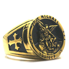 Load image into Gallery viewer, Cross Saint Michael Ring