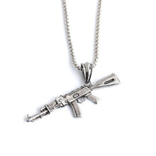 Load image into Gallery viewer, Ak47 Gun  HipHop Necklace