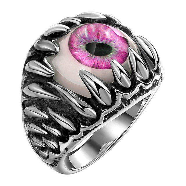 Gothic Evil Eye Ball Ring