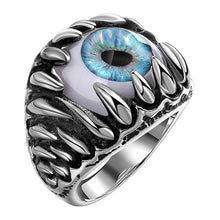 Load image into Gallery viewer, Gothic Evil Eye Ball Ring