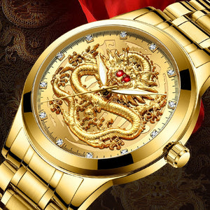 Gold Dragon Watch