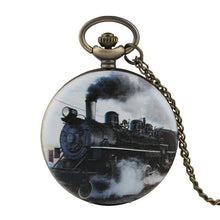 Load image into Gallery viewer, Train Pocket Watch